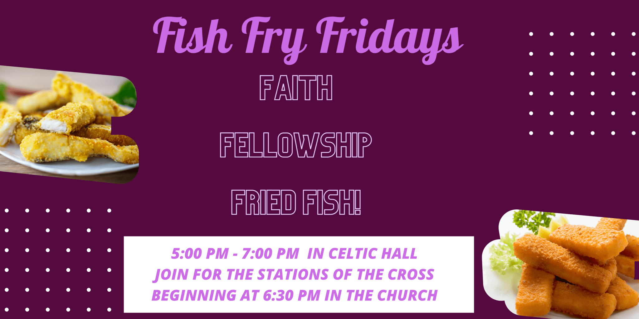 Lenten Fish Fry St. Lawrence Catholic School