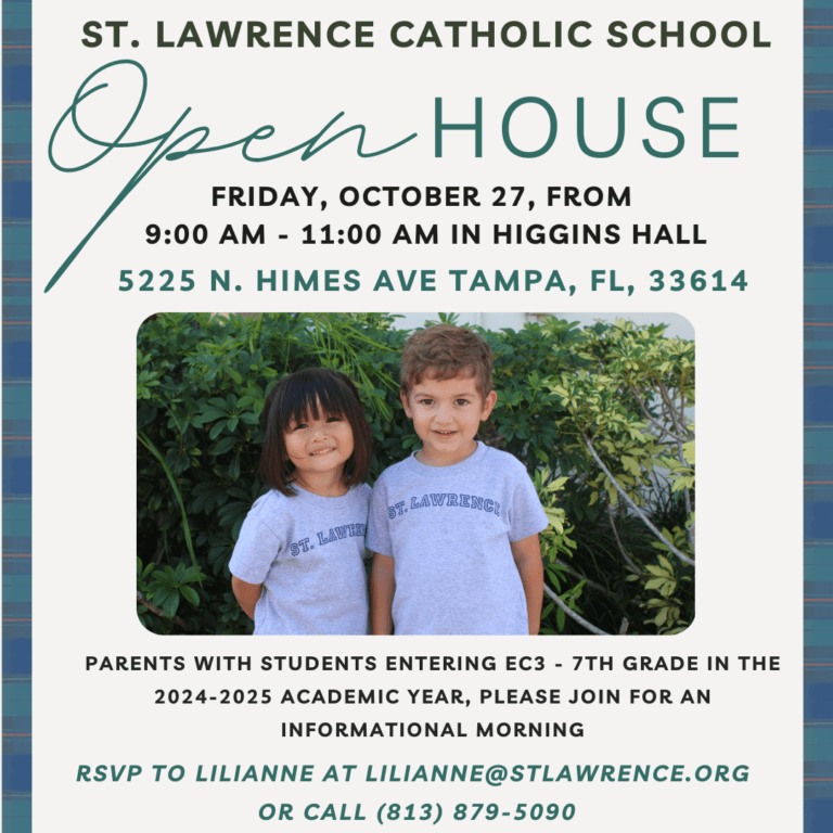 Admissions St. Lawrence Catholic School